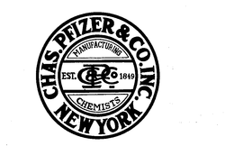 CHAS. PFIZER & CO. INC. NEW YORK trademark