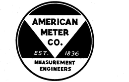 AMERICAN METER CO. MEASUREMENT ENGINEERS EST. 1836 trademark