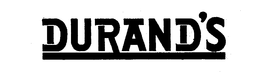DURAND'S trademark
