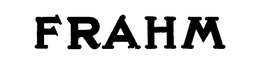 FRAHM trademark