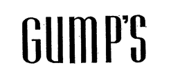 GUMP'S trademark