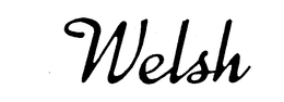 WELSH trademark