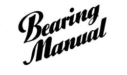 BEARING MANUAL trademark