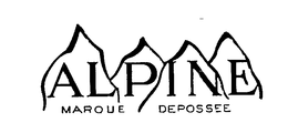 ALPINE MARQUE DEPOSSEE trademark