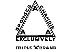 TRIPLE "A" BRAND EXCLUSIVELY CHAMOIS SPONGES A trademark