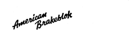 AMERICAN BRAKEBLOK trademark