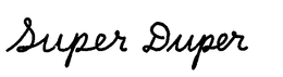 SUPER DUPER trademark