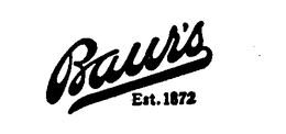 BAUR'S EST. 1872 trademark