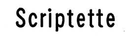 SCRIPTETTE trademark