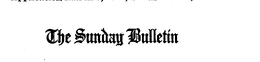 THE SUNDAY BULLETIN trademark