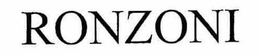 RONZONI trademark