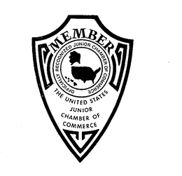 THE UNITED STATES JUNIOR CHAMBER OF COMMERCE OFFICIALLY RECOGNIZED JUNIOR CHAMBER OF COMMERCE trademark