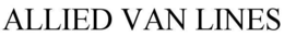 ALLIED VAN LINES trademark