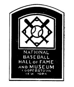 NATIONAL BASEBALL HALL OF FAME AND MUSEUM COOPERSTOWN NEW YORK trademark