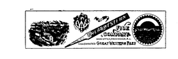 GREATWESTERN FILE COMPANY CELEBRATED FILES MAIN OFFICE PROVIDENCE, R.I. G.W. trademark