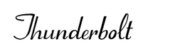 THUNDERBOLT trademark