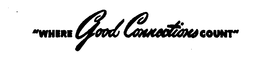 "WHERE GOOD CONNECTIONS COUNT" trademark
