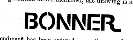 BONNER trademark