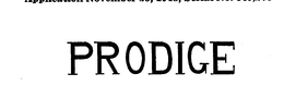 PRODIGE trademark
