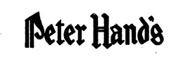 PETER HAND'S trademark
