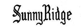 SUNNY RIDGE trademark