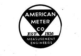 AMERICAN METER CO EST. 1836 MEASUREMENT ENGINEERS trademark