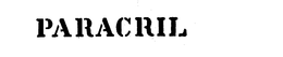 PARACRIL trademark