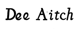 DEE AITCH trademark