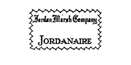 JORDANAIRE JORDAN MARSH COMPANY trademark