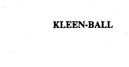 KLEEN-BALL trademark