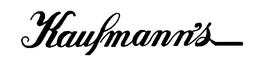 KAUFMANN'S trademark