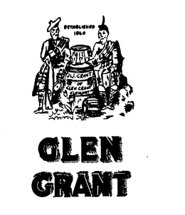 GLEN GRANT ESTABLISHED 1840 J&J trademark