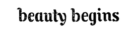 BEAUTY BEGINS trademark
