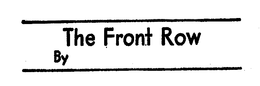 THE FRONTROW BY trademark