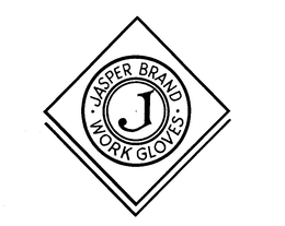 JASPER BRAND WORK GLOVES J trademark