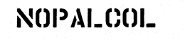NOPALCOL trademark