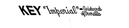 KEY "IMPERIAL" ARISTOCRAT OF OVERALLS trademark