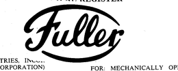 FULLER trademark