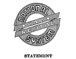 NATIONAL CAR RENTAL SYSTEM trademark
