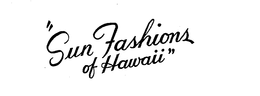 "SUN FASHIONS OF HAWAII" trademark