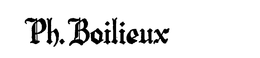 PH. BOILIEUX trademark