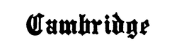 CAMBRIDGE trademark