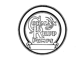GORMAN-RUPP PUMPS trademark