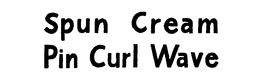 SPUN CREAM PIN CURL WAVE trademark