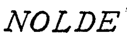NOLDE trademark