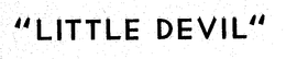 "LITTLE DEVIL" trademark