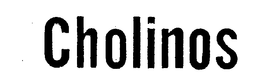 CHOLINOS trademark