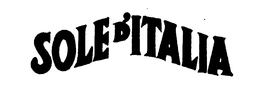 SOLE D'ITALIA trademark