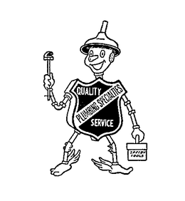 QUALITY PLUMBING SPECIALTIES SERVICE SPEEDY TOOLS trademark