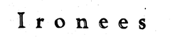 IRONEES trademark